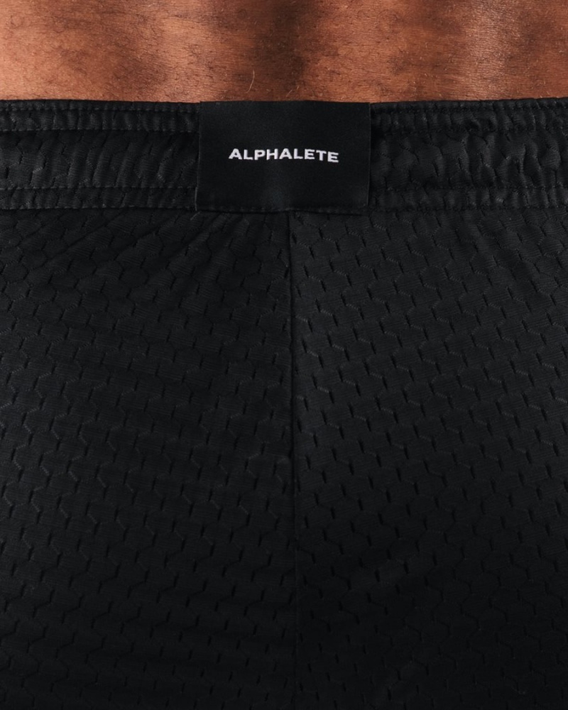 Short Alphalete LDB More Mesh Corta 6” Noir Homme | XPH-17107373