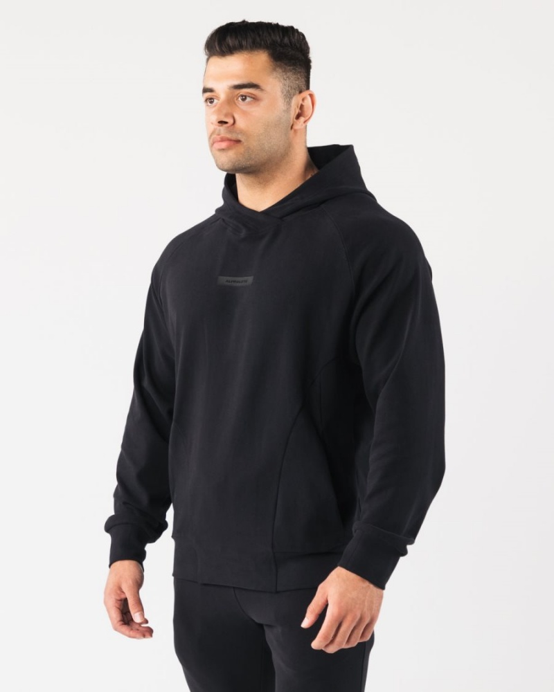 Sweat a Capuche Alphalete Identity Pro Hoodie Noir Homme | EAP-75738669