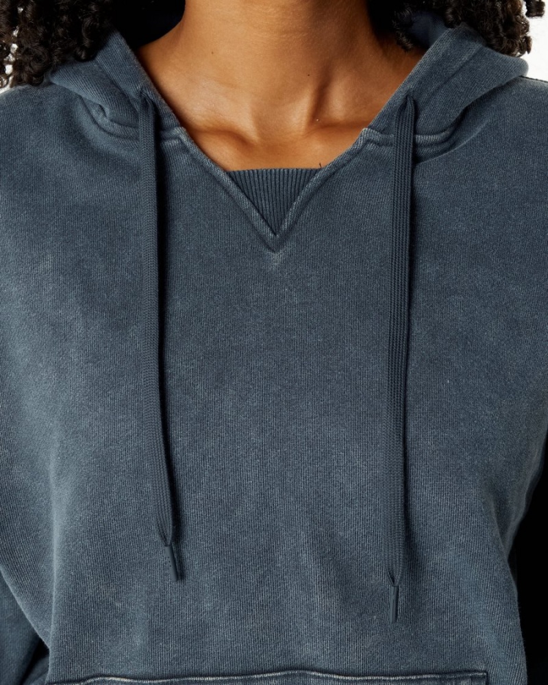 Sweat a Capuche Alphalete Very Terry Hoodie Bleu Femme | NZU-66247392