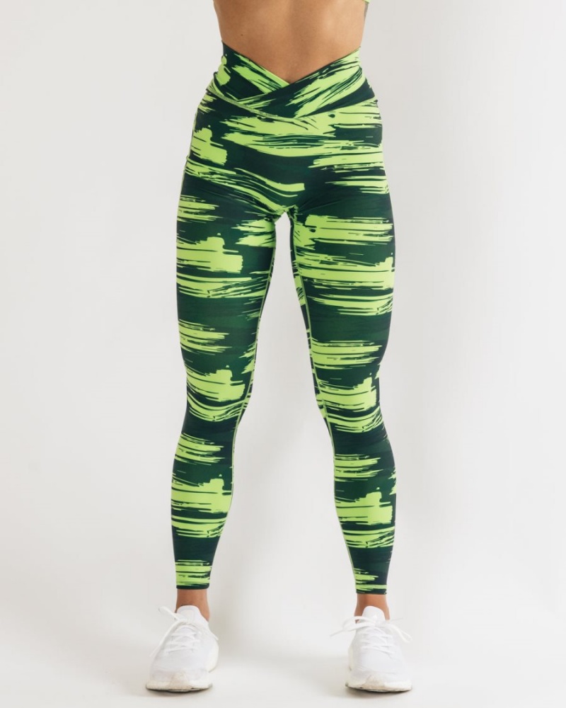 Leggings Alphalete Surface Power Legging Camouflage Femme | GOZ-34421451