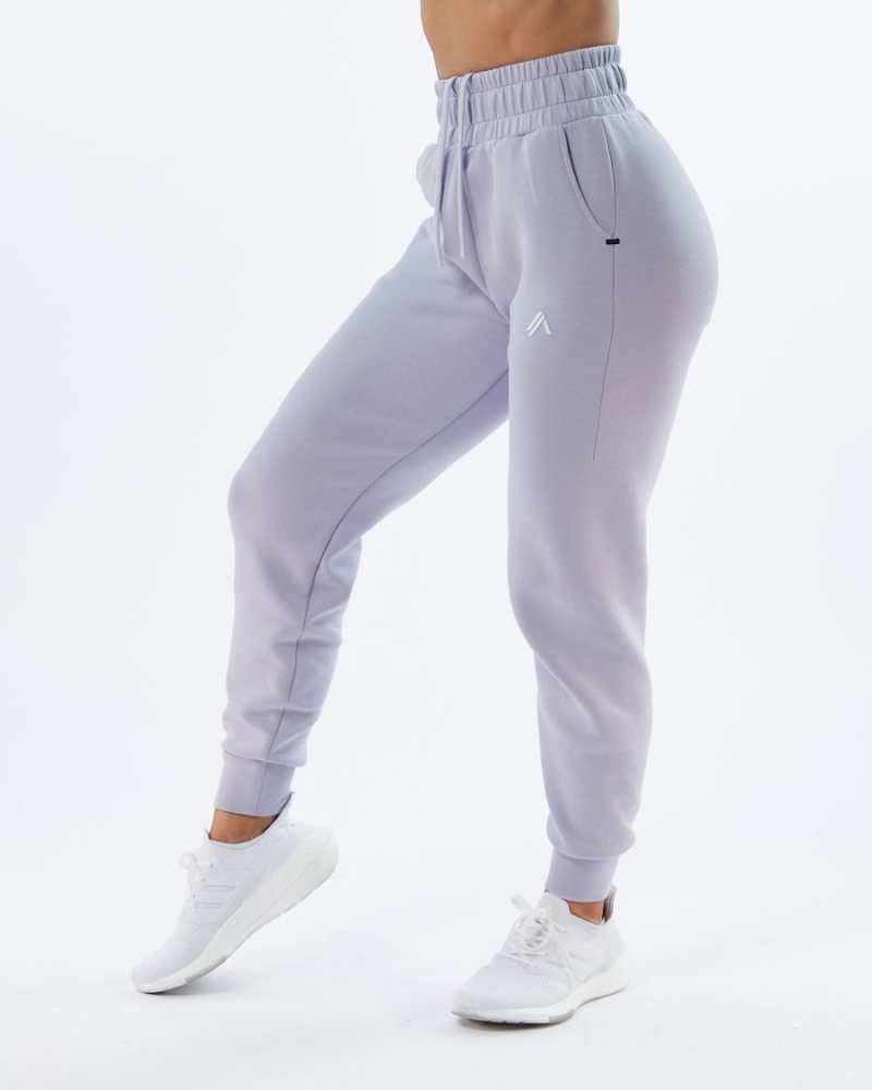 Pantalon Jogging Alphalete ELMTS Cuffed Jogger Lilac Femme | VXE-13111483