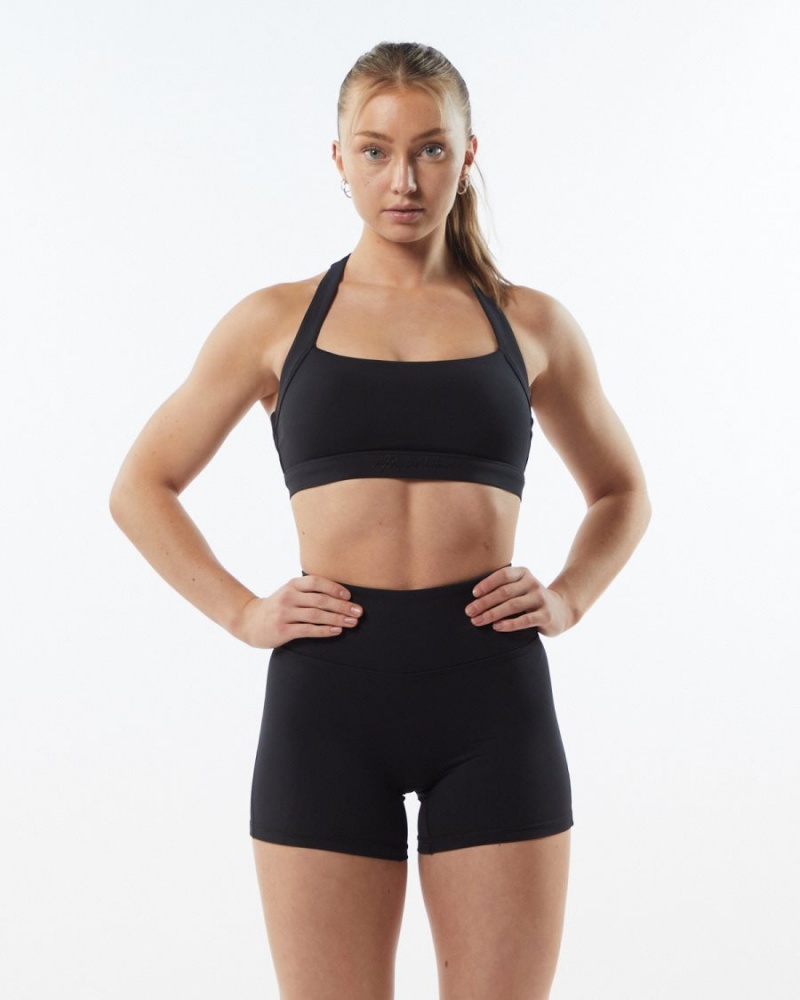 Soutien Gorge Sport Alphalete Pulse Balance Bra Blackout Femme | NXA-66963622