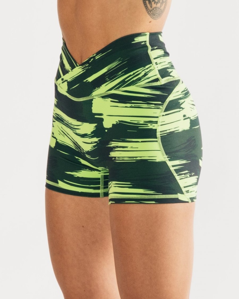 Short Alphalete Surface Power Corta 5" Camouflage Femme | BZZ-86836220