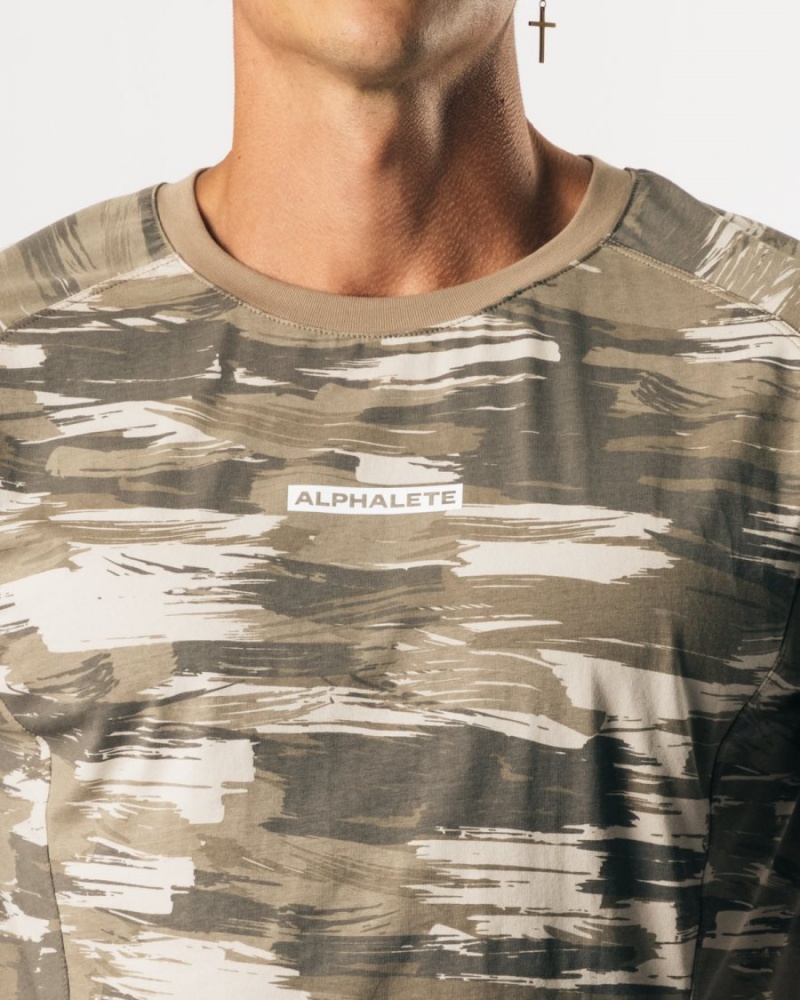 Stringers Alphalete Velocity Sans Manches Tee Camouflage Homme | YAM-35728418