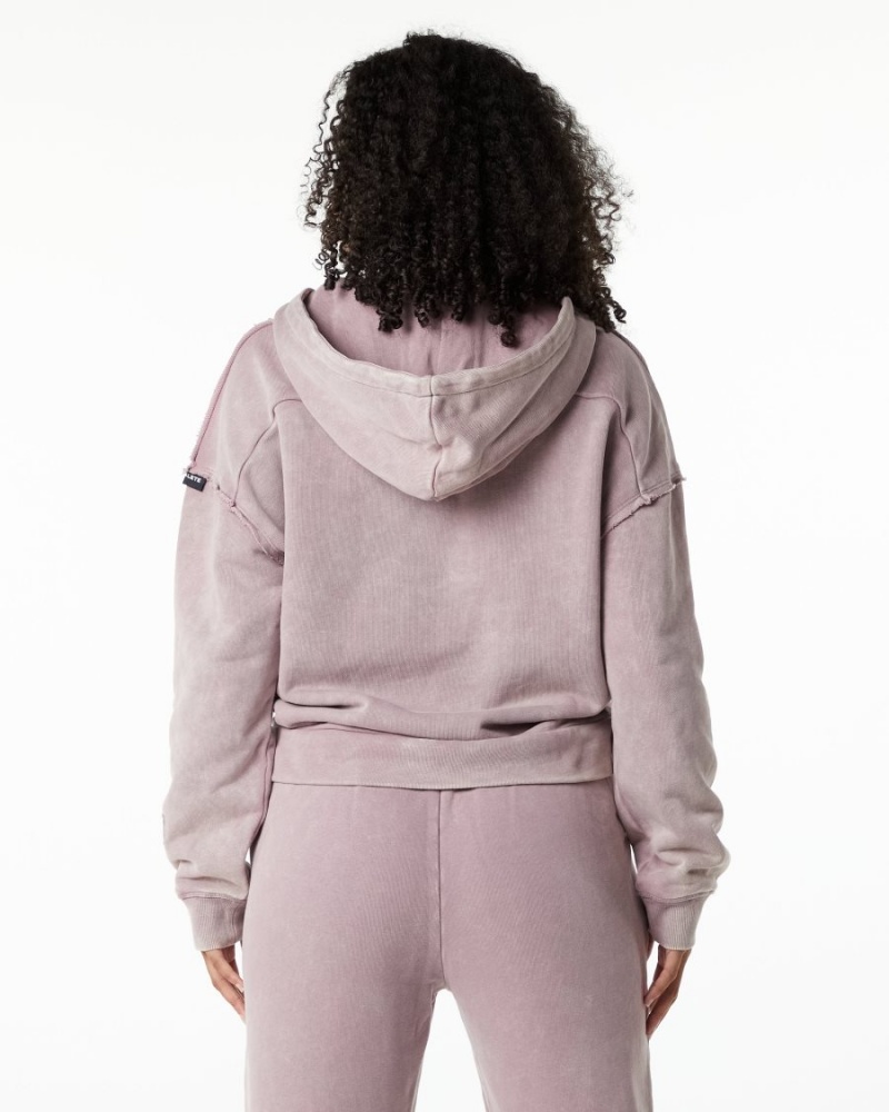 Sweat a Capuche Alphalete Very Terry Hoodie Rose Femme | PBE-87203896