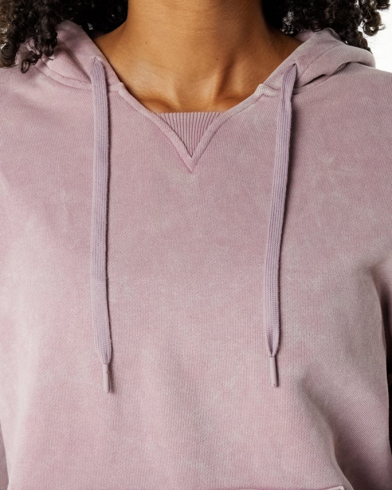 Sweat a Capuche Alphalete Very Terry Hoodie Rose Femme | PBE-87203896