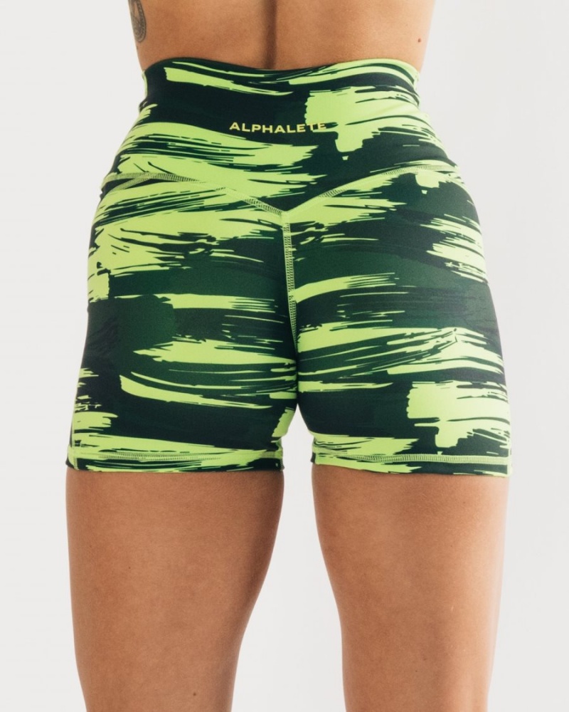 Short Alphalete Surface Power Corta 5" Camouflage Femme | BZZ-86836220