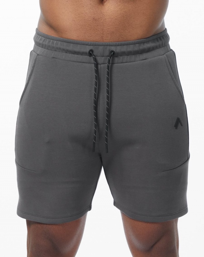 Short Alphalete ELMTS Athlétiques Corta 6" Charcoal Homme | BNG-74233682