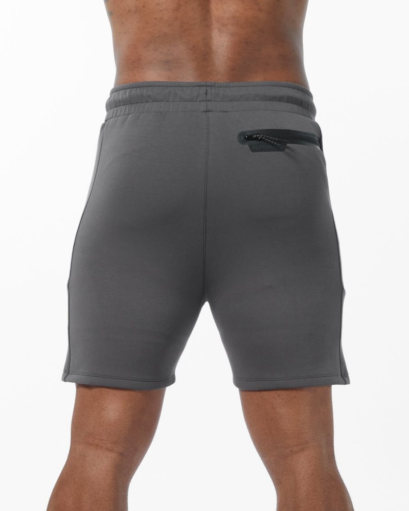 Short Alphalete ELMTS Athlétiques Corta 6" Charcoal Homme | BNG-74233682