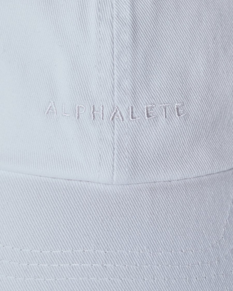 Accessoires Alphalete Core Dad Hat Blanche Femme | VWR-68467028