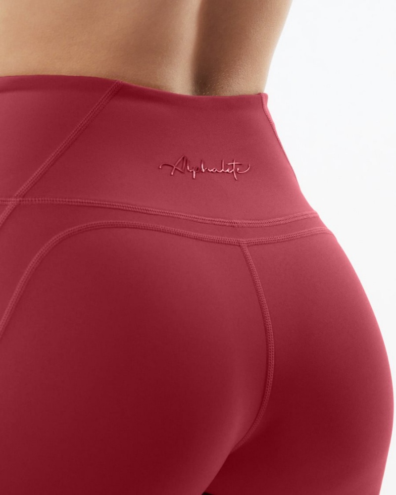 Leggings Alphalete Pulse Surge Legging Rouge Femme | LGR-60780965