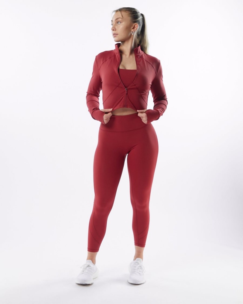 Leggings Alphalete Pulse Surge Legging Rouge Femme | LGR-60780965