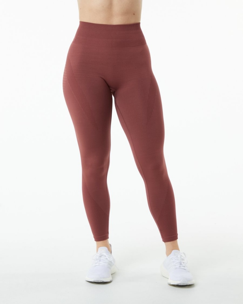 Leggings Alphalete Ozone Legging Gingerbread Femme | TJM-58614539