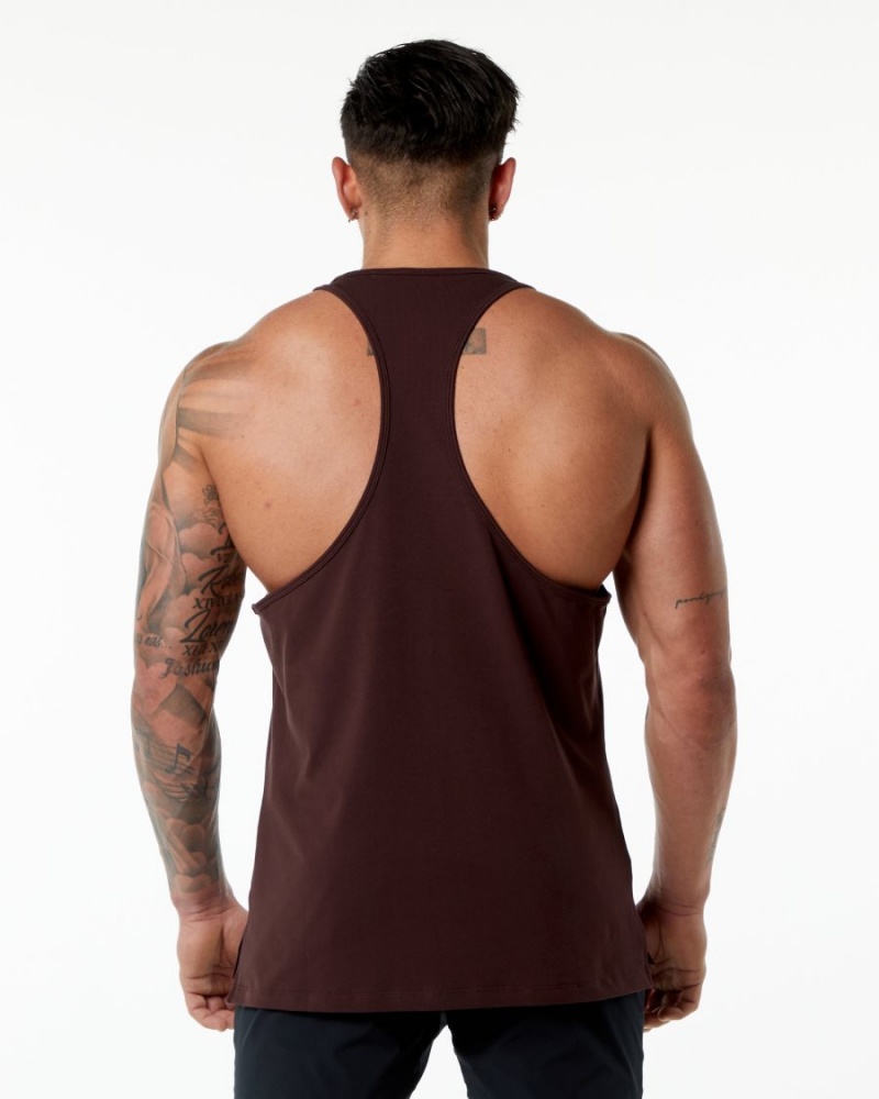 Stringers Alphalete Emblem Stringer Bordeaux Homme | TMD-37983446