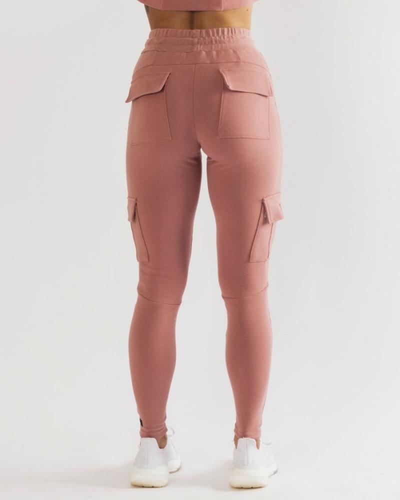 Pantalon Jogging Alphalete Identity Cargo Cranberry Ice Femme | XPT-71273008