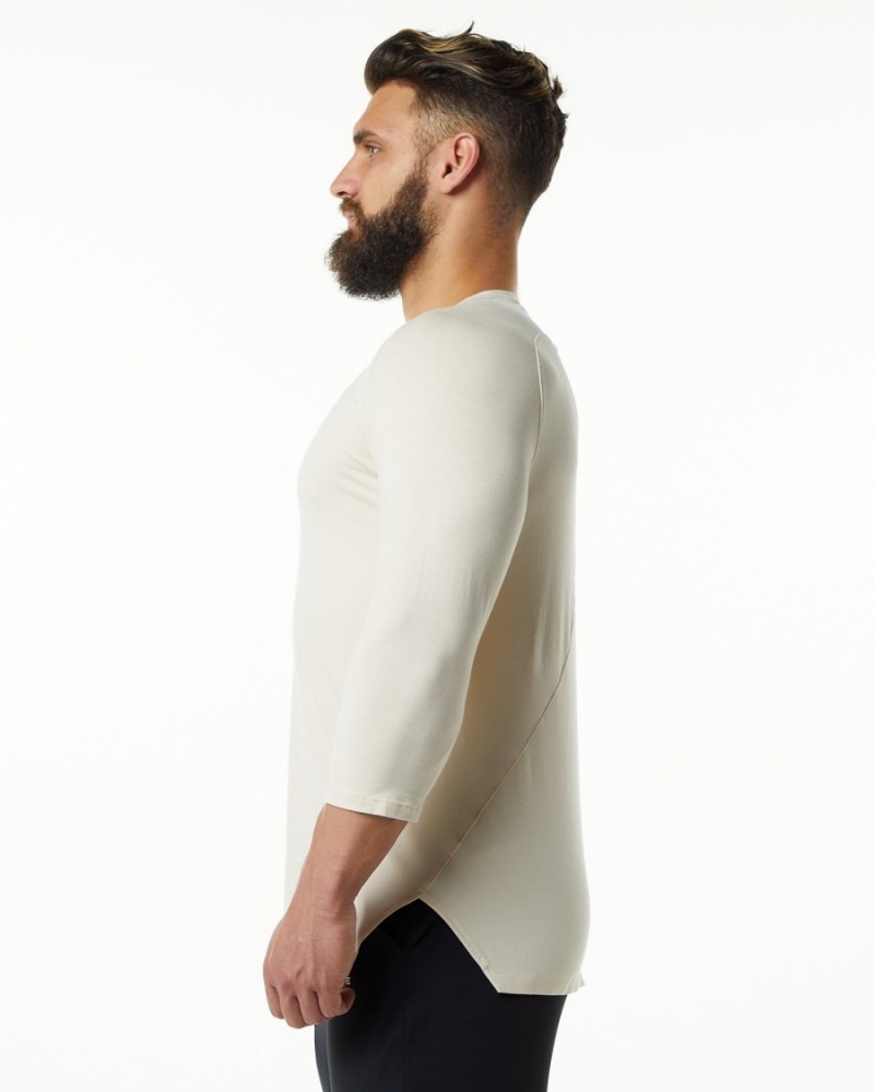 Chemises Alphalete Evo 3/4 Sleeve Tee Sahara Homme | CBP-80754664