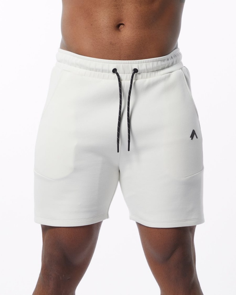 Short Alphalete ELMTS Athlétiques Corta 6" Blanche Homme | WUM-93640895