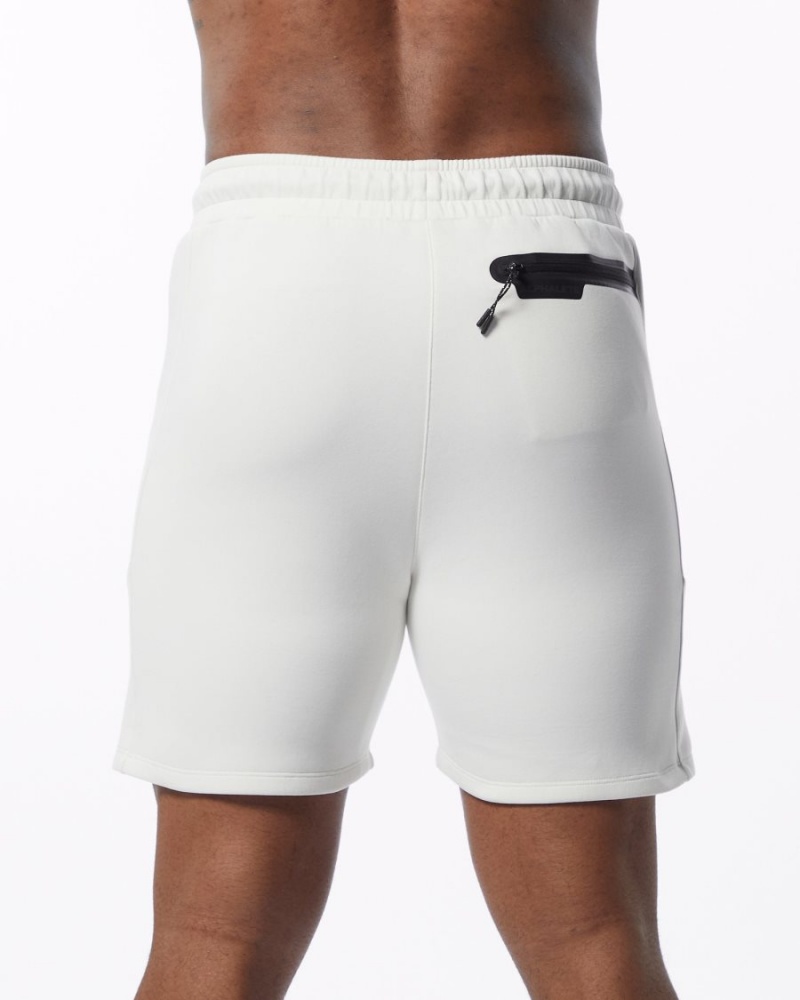 Short Alphalete ELMTS Athlétiques Corta 6" Blanche Homme | WUM-93640895