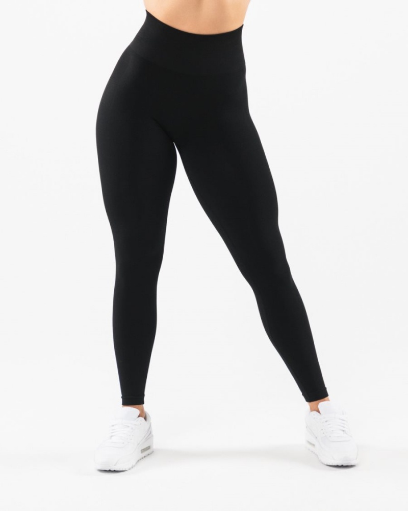 Leggings Alphalete Amplify Legging Noir Femme | NHQ-55800559