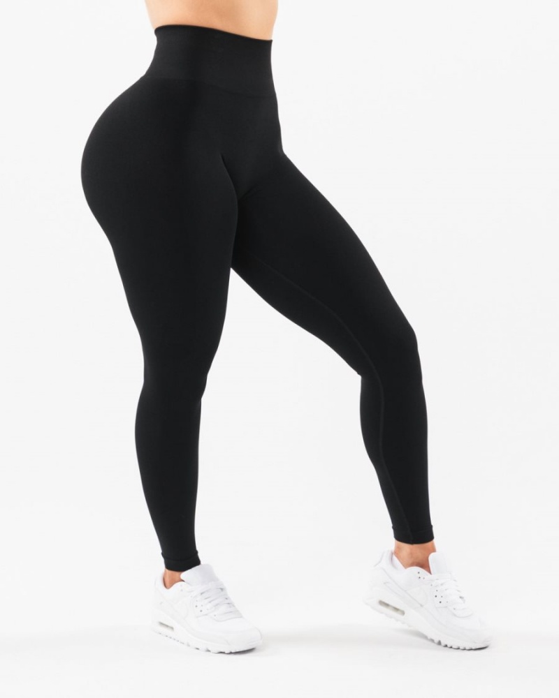 Leggings Alphalete Amplify Legging Noir Femme | NHQ-55800559