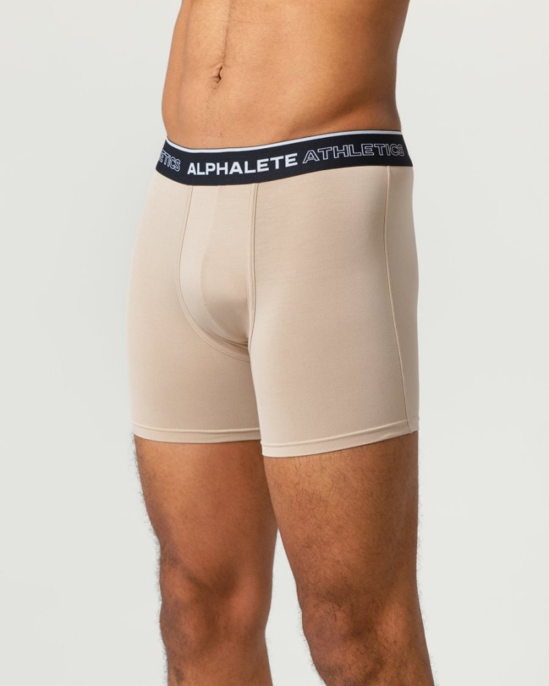 Sous Vêtement Alphalete Classiche Boxer Brief 3pk Autumn / Willow / Linen Homme | XZY-55912218