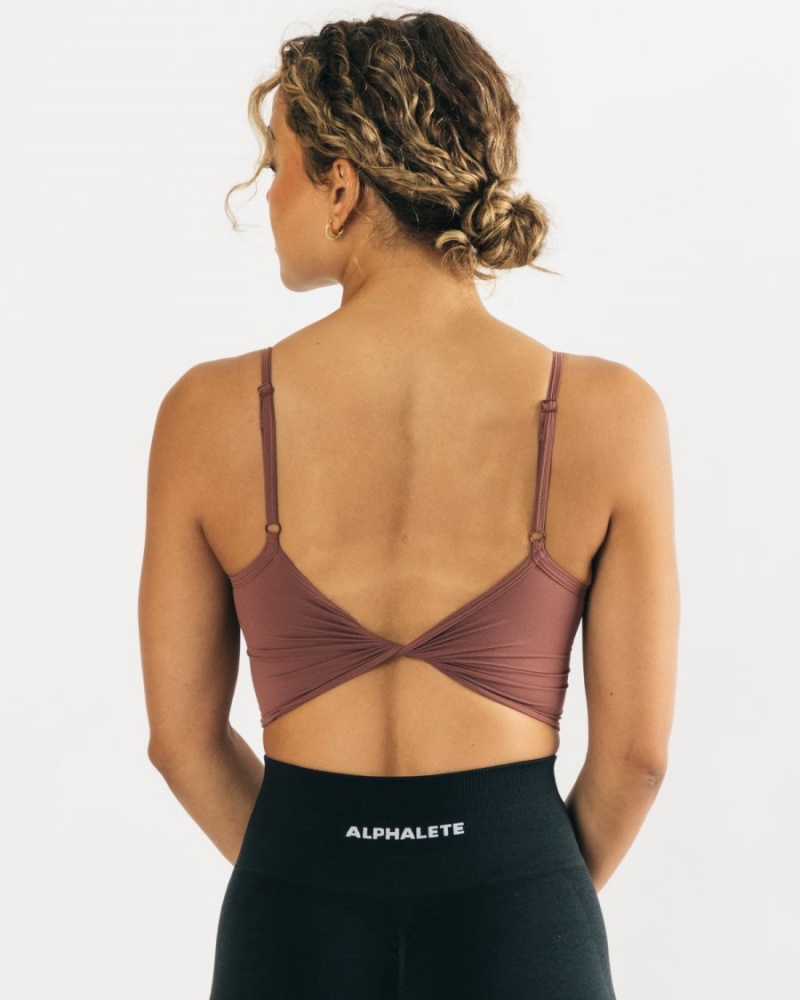 Debardeur Alphalete Ultrasoft Allure Tank Mauve Femme | QPL-18377539