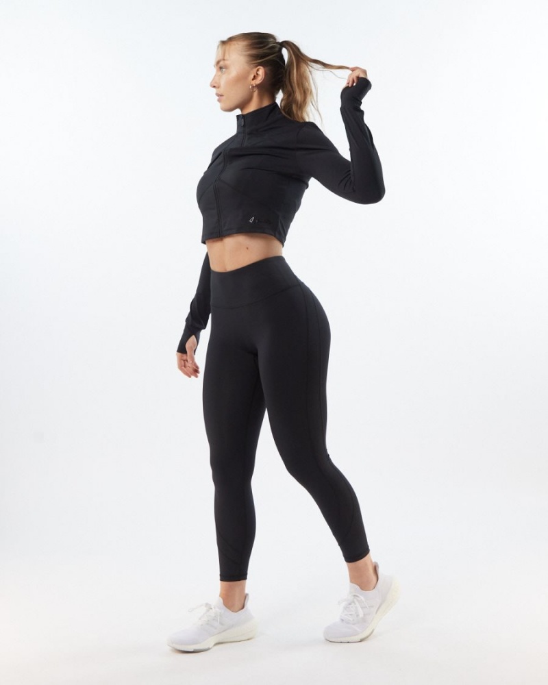 Leggings Alphalete Pulse Surge Legging Blackout Femme | JFM-44869577