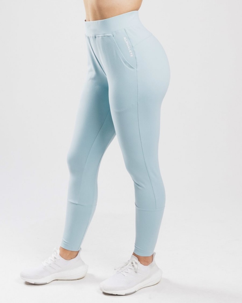 Pantalon Jogging Alphalete Trace Jogger Bleu Femme | NIB-58952904