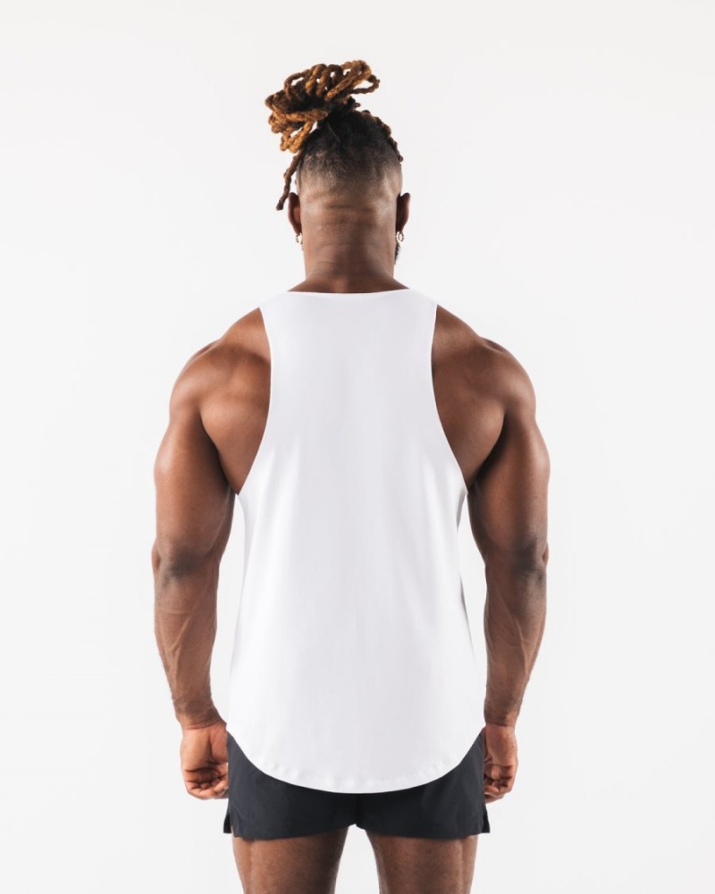 Debardeur Alphalete Paisley Print Raw Cut Tank Blanche Homme | LYA-70204405