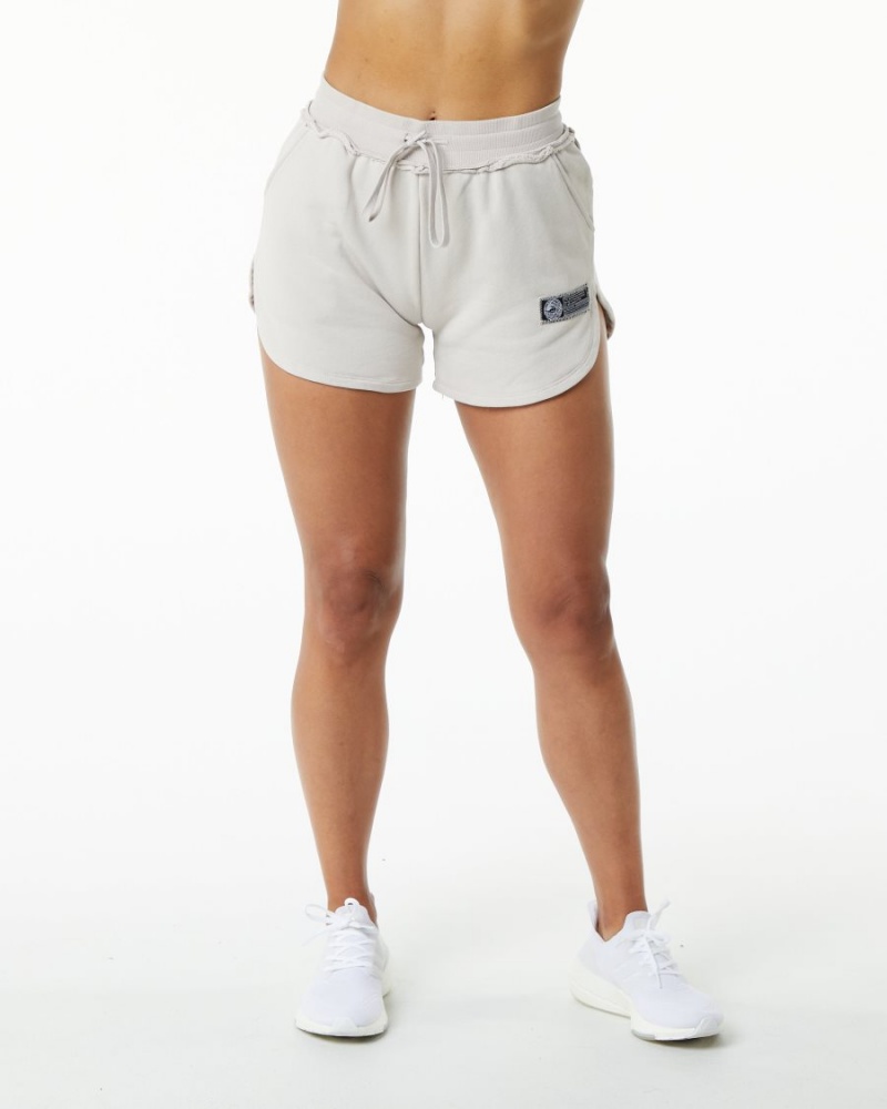 Short Alphalete Very Terry Corta Moonstone Femme | XCD-23604863