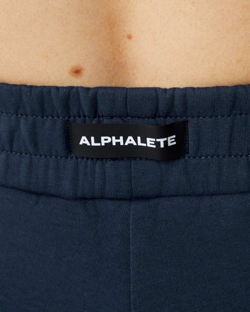 Short Alphalete ELMTS Athlétiques Corta 3.5" Bleu Marine Femme | JJD-31890674