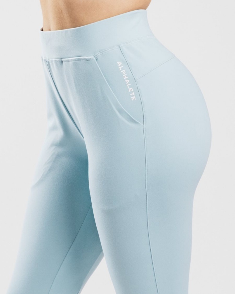 Pantalon Jogging Alphalete Trace Jogger Bleu Femme | NIB-58952904