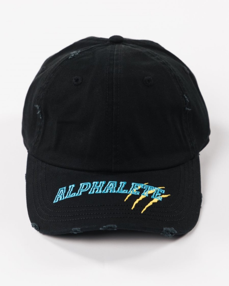 Accessoires Alphalete Claw Hat Noir Bleu Jaune Homme | HAB-59136313