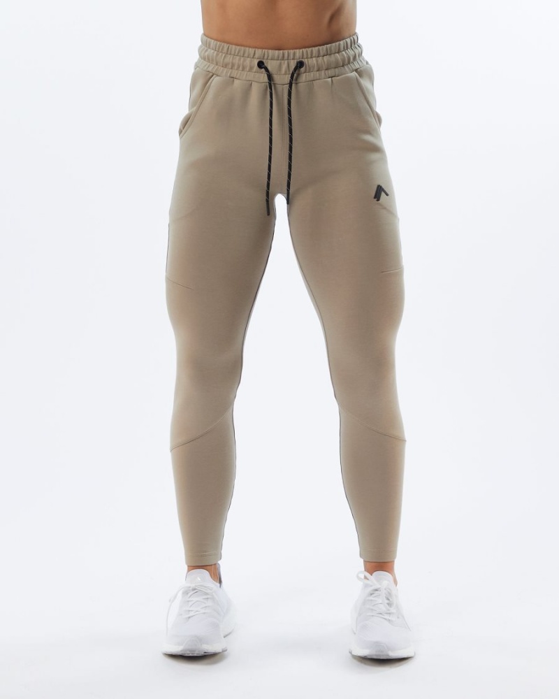 Pantalon Jogging Alphalete ELMTS Zip Jogger Tan Femme | BYN-30978854