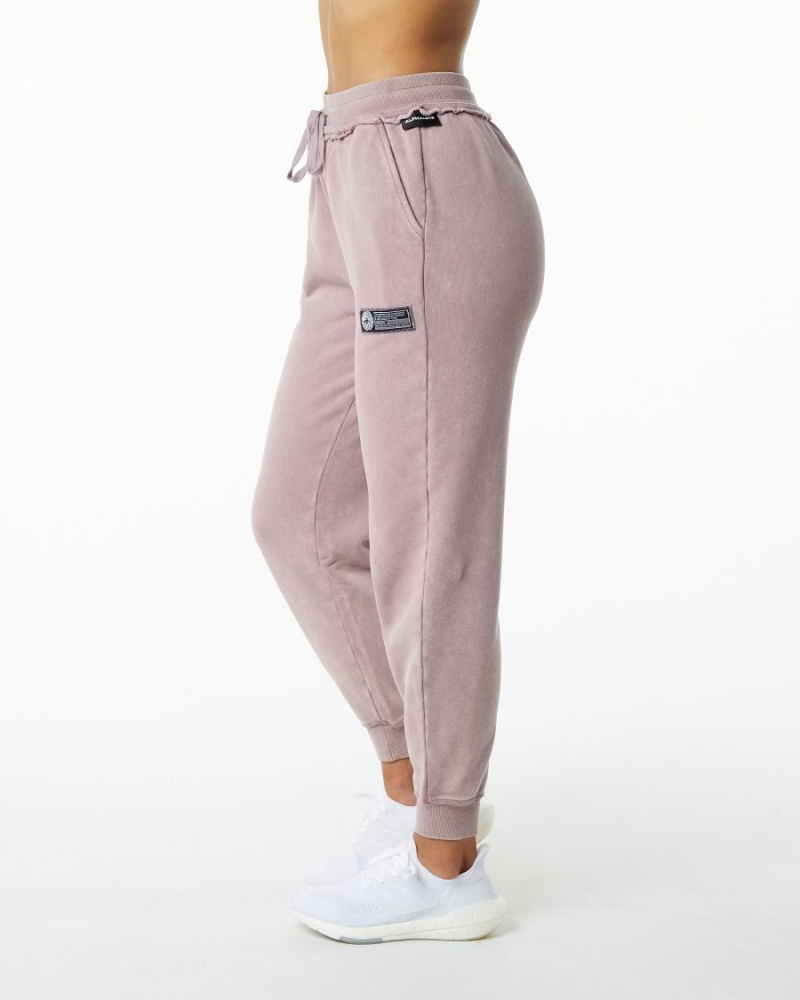 Pantalon Jogging Alphalete Very Terry Jogger Rose Femme | ATD-52425028