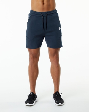 Short Alphalete ELMTS Athlétiques Corta 6" Bleu Marine Homme | PYB-49898690