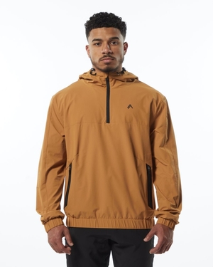 Vestes Alphalete Infinity Tech Jacket Chestnut Homme | MKJ-45049055