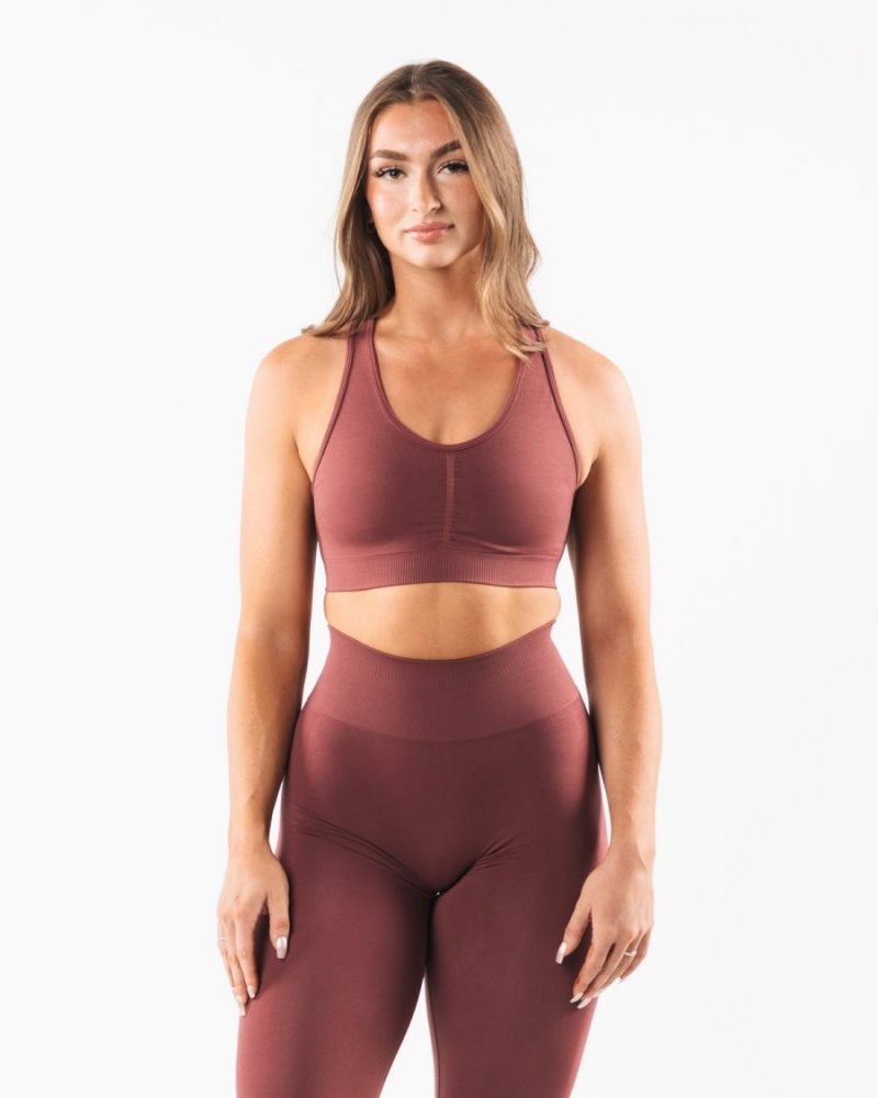 Soutien Gorge Sport Alphalete Amplify Bra Autumn Femme | ZKF-46967942