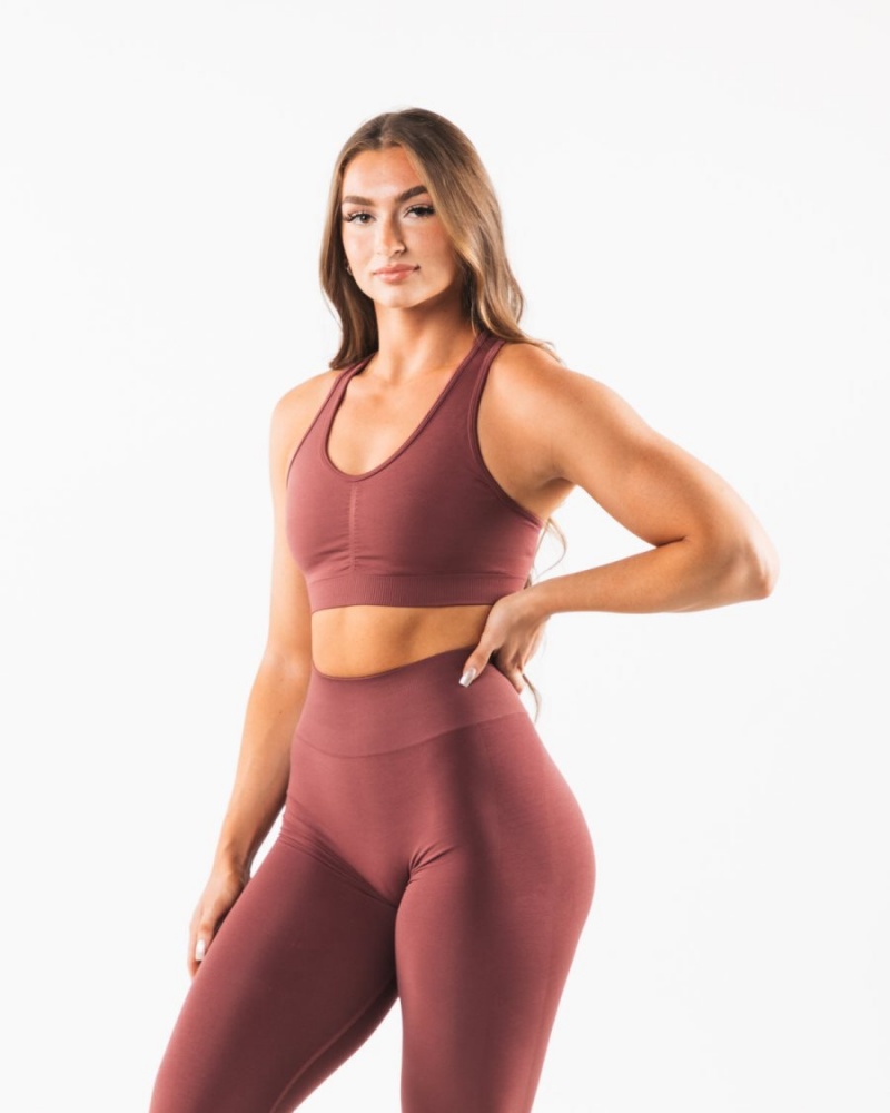 Soutien Gorge Sport Alphalete Amplify Bra Autumn Femme | ZKF-46967942