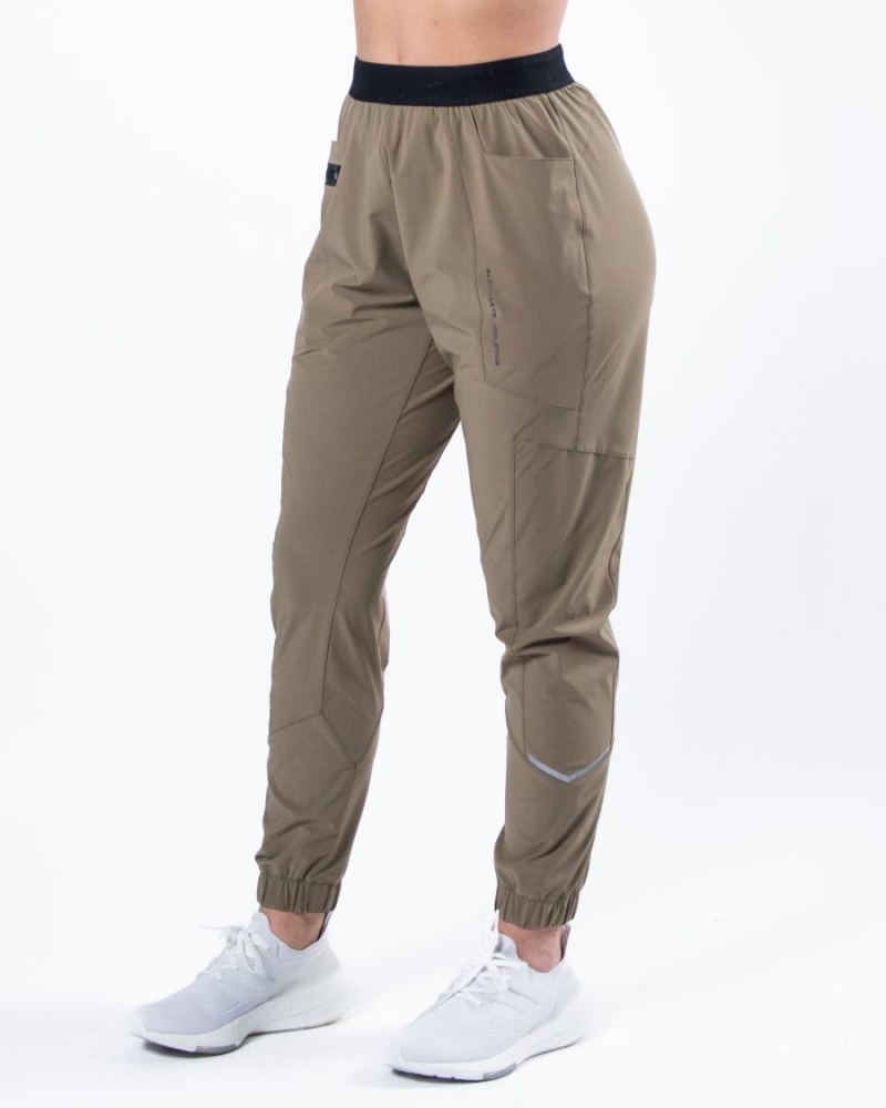 Pantalon Jogging Alphalete Studio Pant Taupe Femme | KUL-03465284