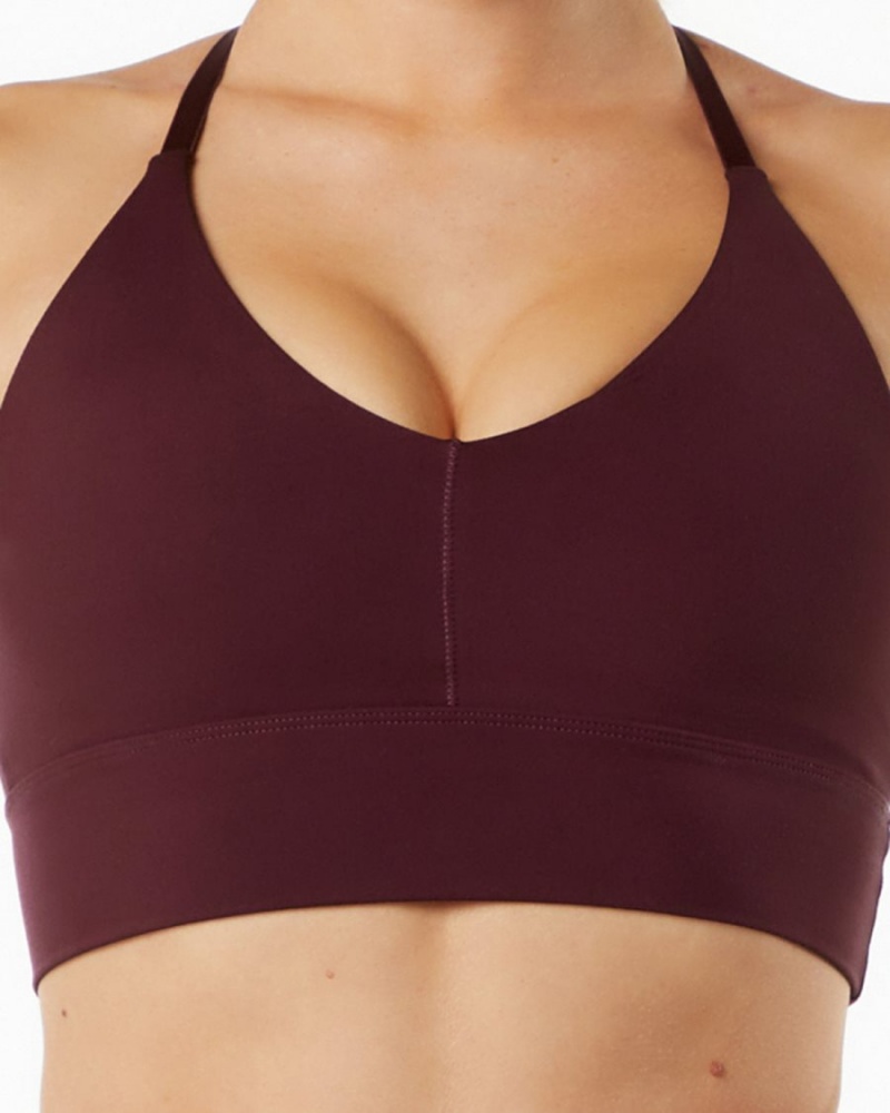 Soutien Gorge Sport Alphalete Alphalux Wonder Bra Noir Femme | XGF-61622254