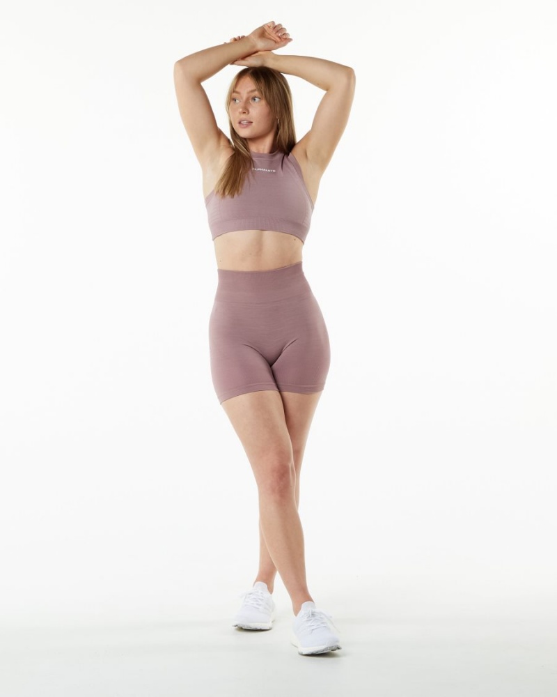 Short Alphalete Ozone Corta 5.5" Mauve Femme | EIL-23064894