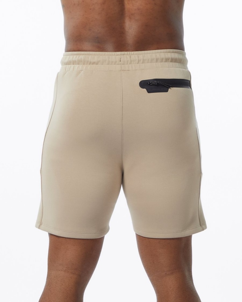 Short Alphalete ELMTS Athlétiques Corta 6" Tan Homme | HEQ-99577714