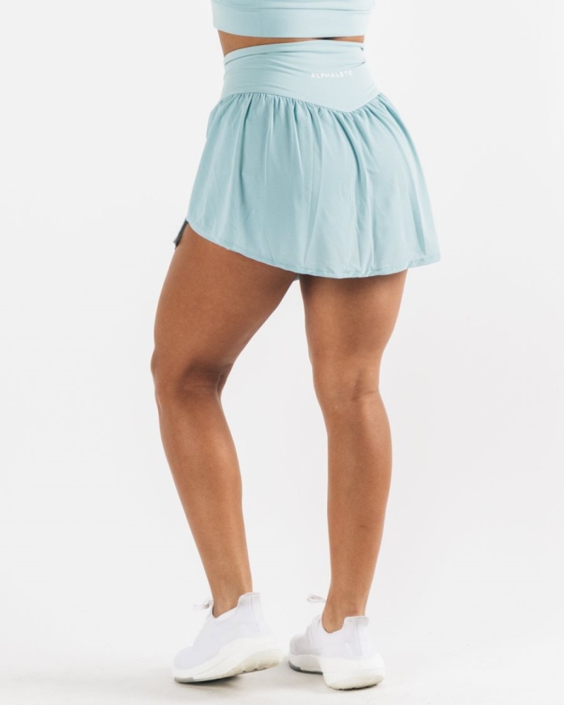 Jupes Alphalete Trace Skirt Bleu Femme | PUK-66230772