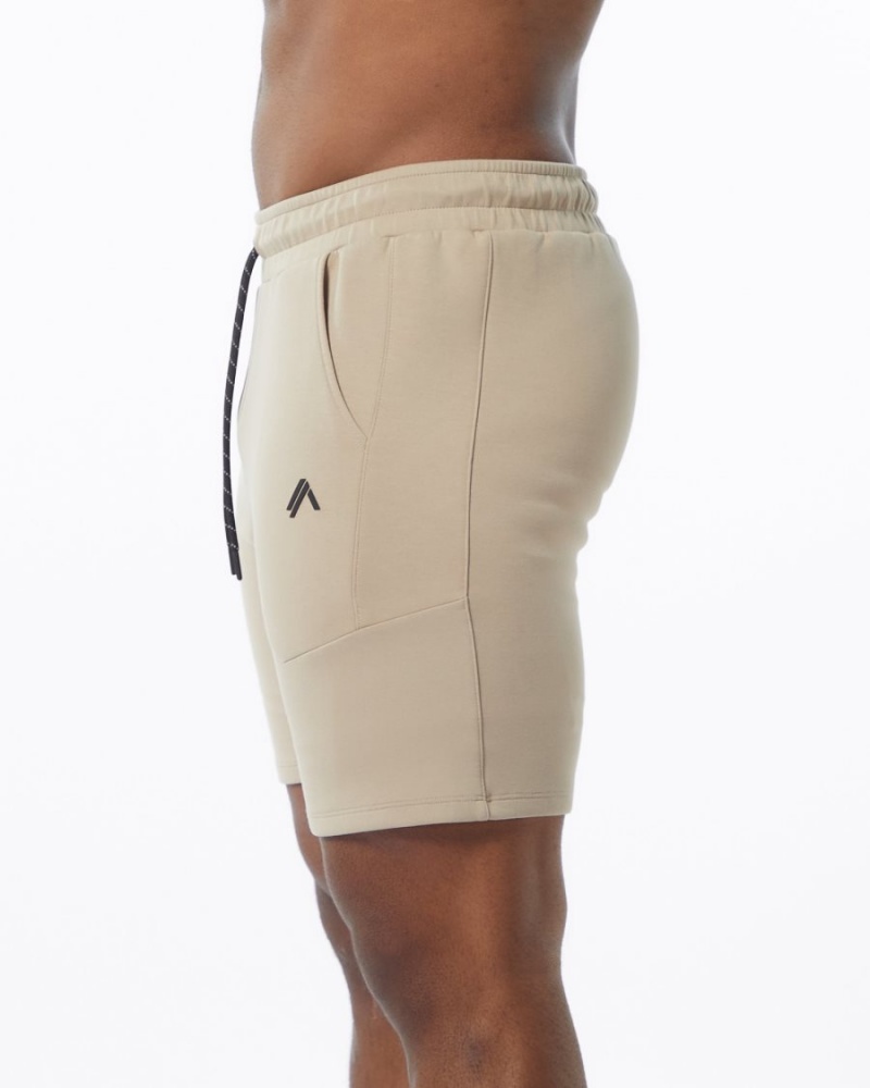 Short Alphalete ELMTS Athlétiques Corta 6" Tan Homme | HEQ-99577714