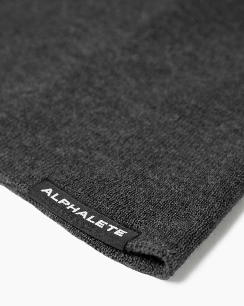 Accessoires Alphalete Essential Beanie Charcoal Homme | IHO-38269493