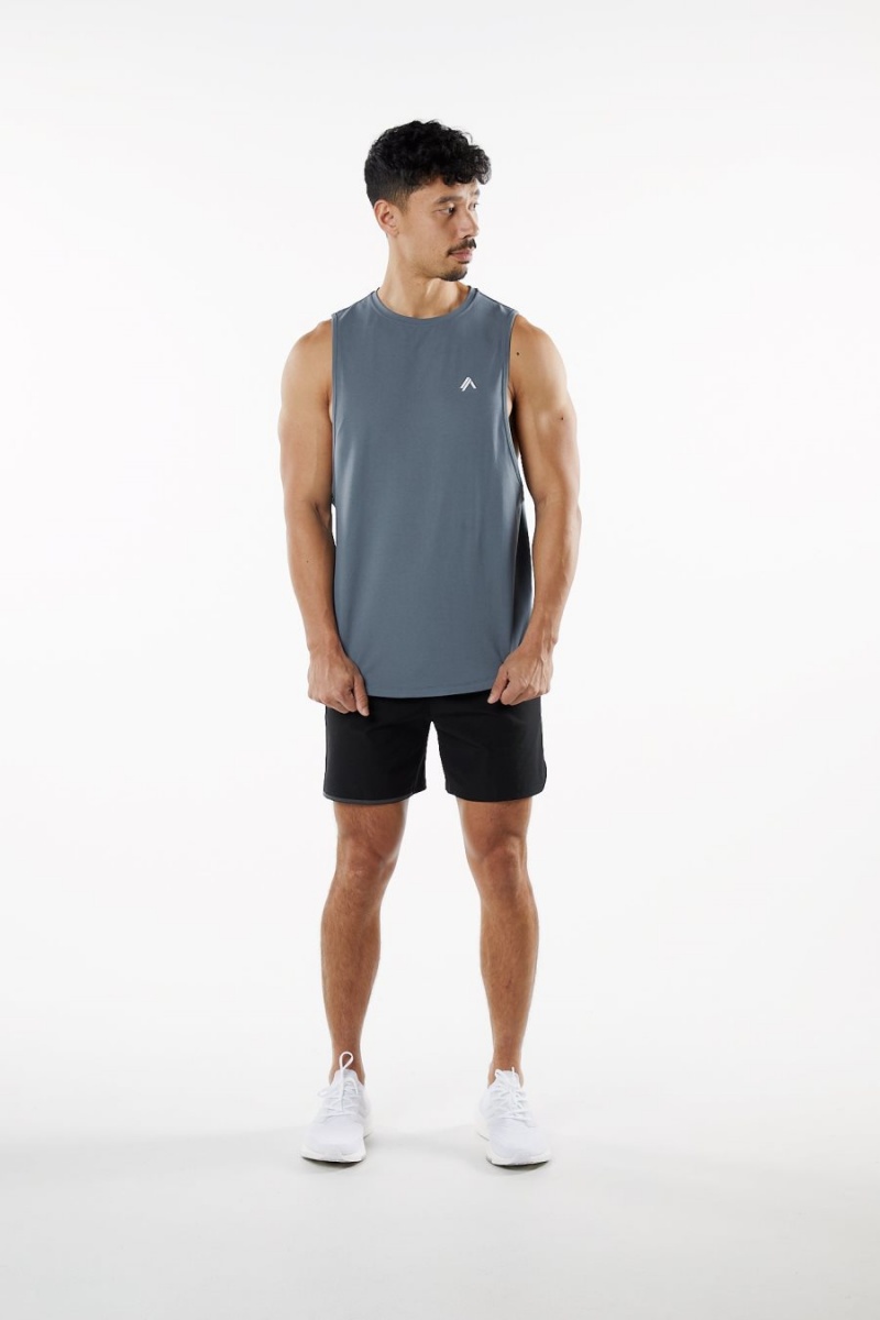 Debardeur Alphalete Dynasty Tank Carbon Homme | PLV-16558774