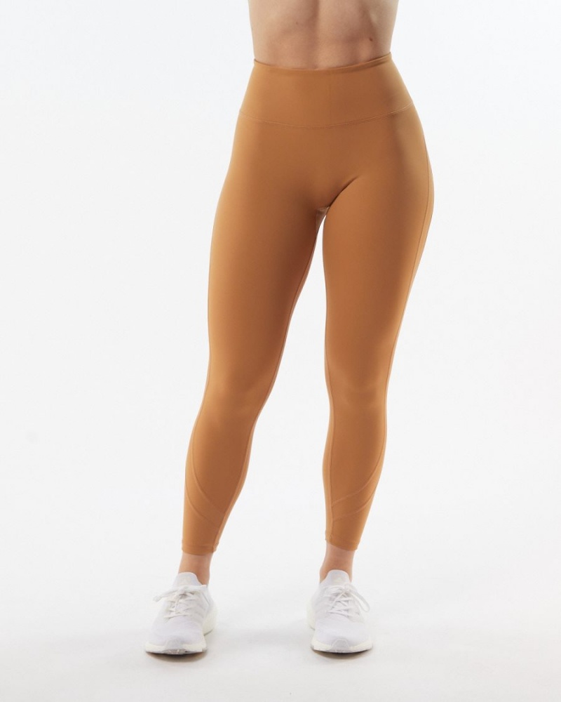 Leggings Alphalete Pulse Surge Legging Chestnut Femme | DDB-09642370