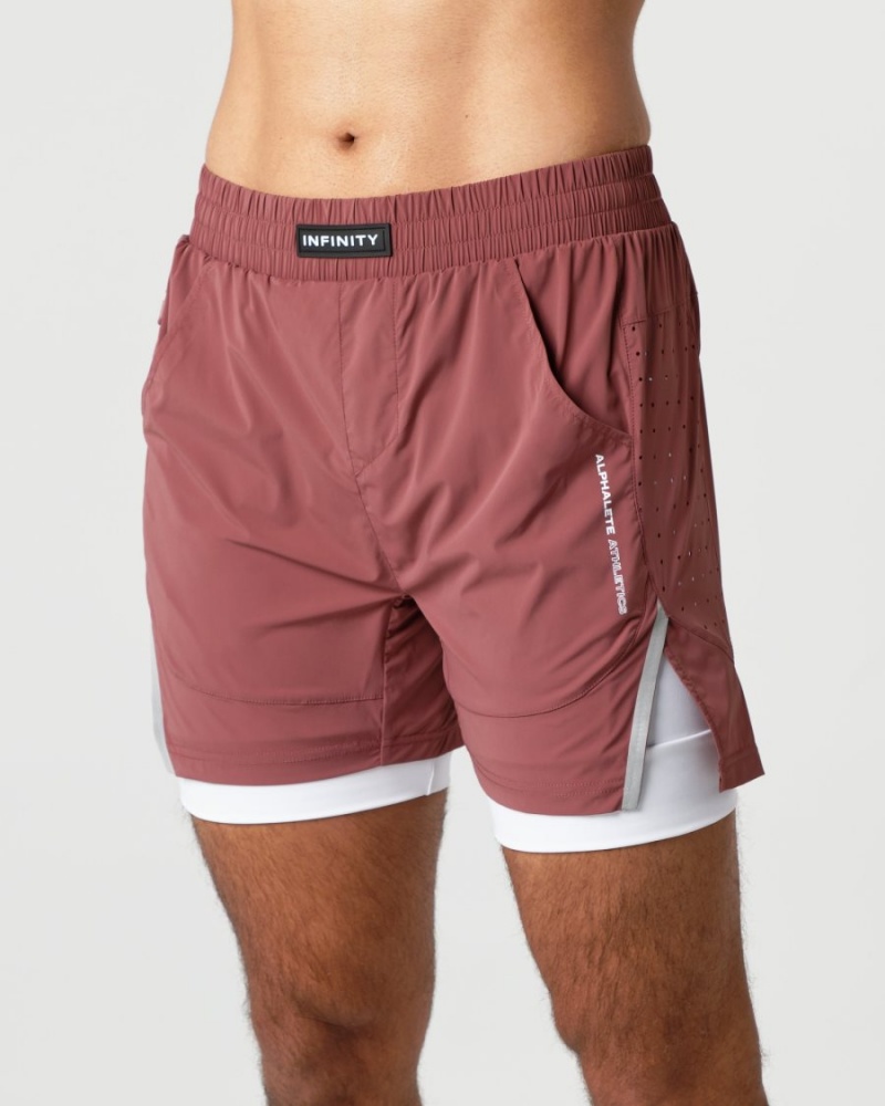 Short Alphalete Infinity Speed Corta 5.5" Autumn Homme | QLE-91266194