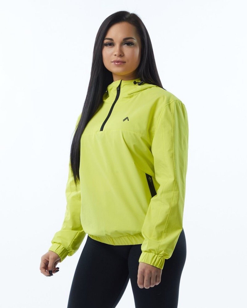 Vestes Alphalete Infinity Tech Jacket Citrus Slice Femme | XFP-51645689